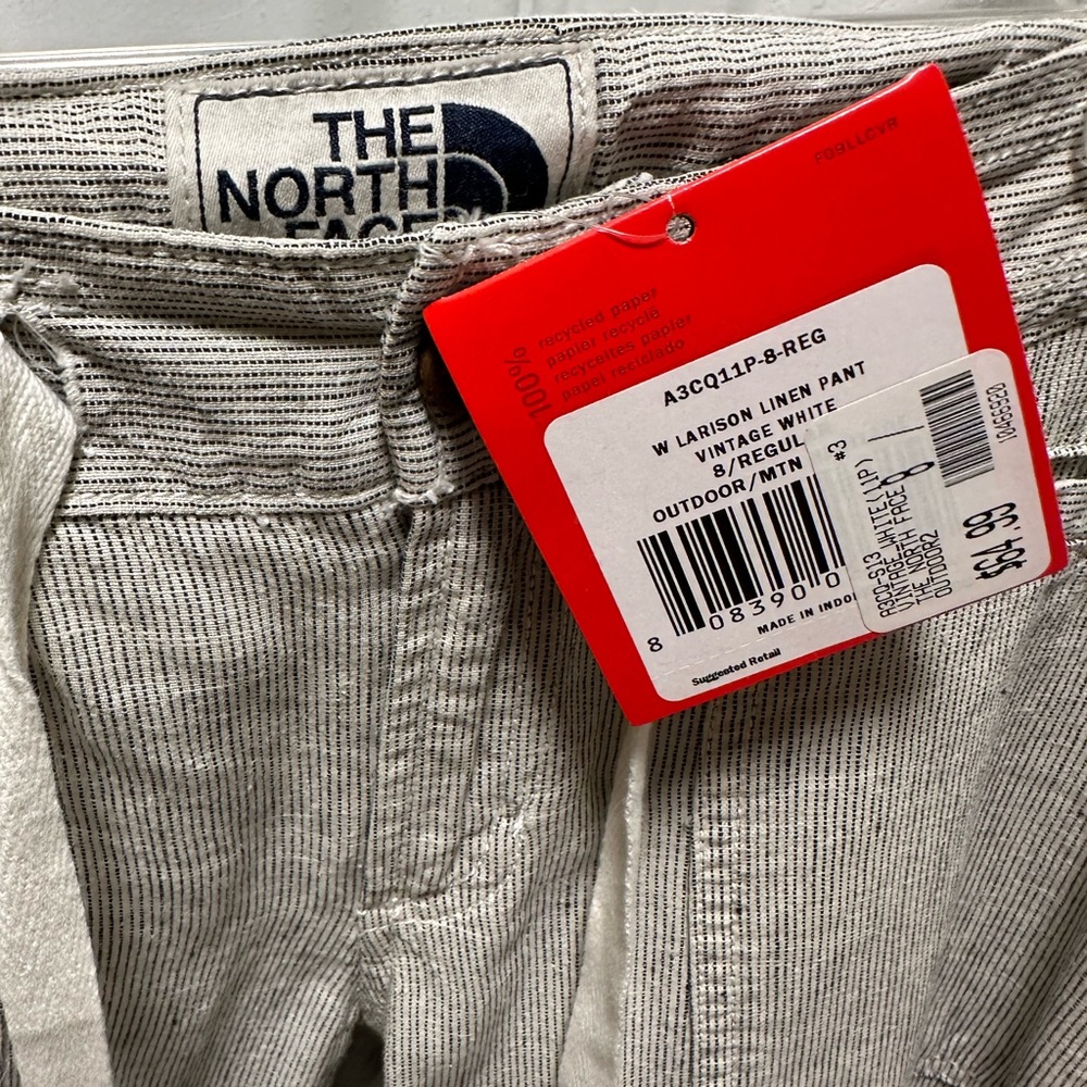 The North Face Vintage White Linen Pants